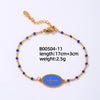 Elegant Vintage Style Cross Stainless Steel Stoving Varnish Plating Gold Plated Bracelets