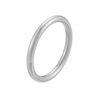 Simple Style Solid Color Stainless Steel Bangle