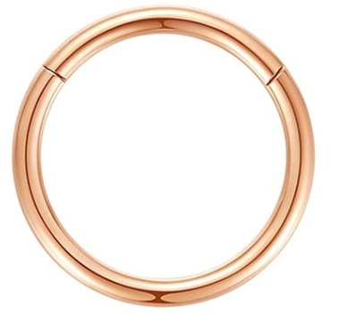 Simple Style Solid Color Stainless Steel Nose Ring