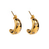 1 Pair Modern Style Simple Style Solid Color Inlay Stainless Steel Zircon Ear Studs