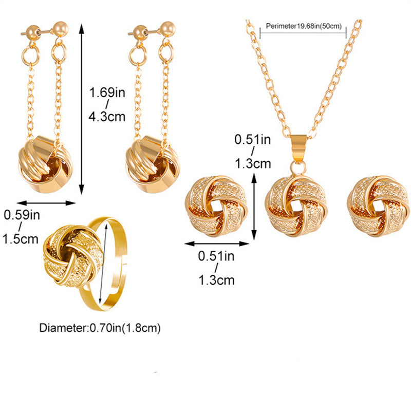 Modern Style Shiny Sun Alloy Plating Inlay Rhinestones Zircon 18k Gold Plated Gold Plated Silver Plated Women's Earrings Necklace