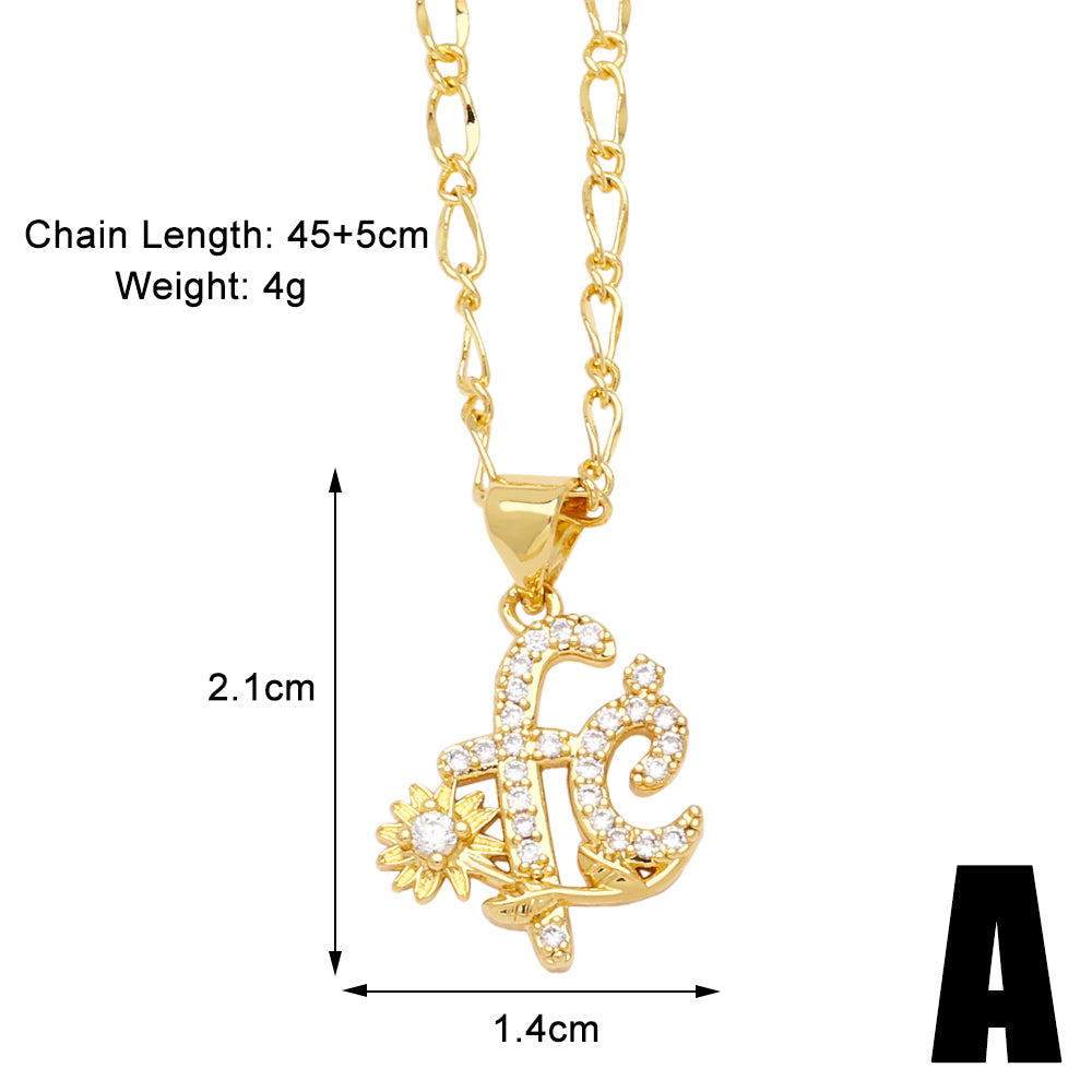 Modern Style Simple Style Eye Copper Plating Inlay Zircon 18k Gold Plated Pendant Necklace