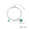 Casual Simple Style Classic Style Circle Star Moon Stainless Steel Titanium Steel Plating Bracelets