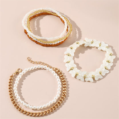 Vintage Style Letter Seed Bead Soft Clay Wholesale Bracelets