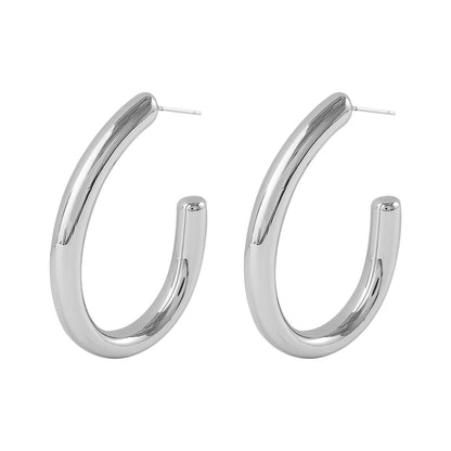 Wholesale Jewelry Modern Style Simple Style Solid Color Plastic Earrings