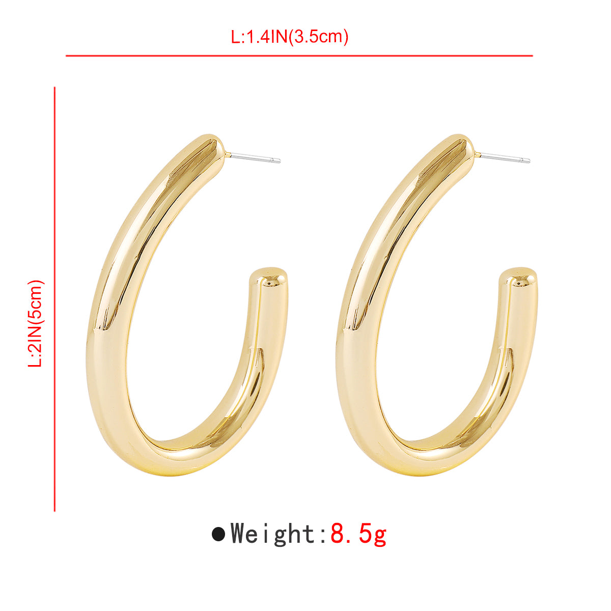 Wholesale Jewelry Modern Style Simple Style Solid Color Plastic Earrings