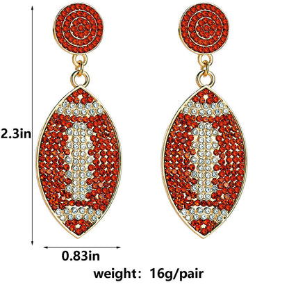 1 Pair Simple Style Classic Style Flower Plating Inlay Alloy Artificial Rhinestones Gold Plated Drop Earrings