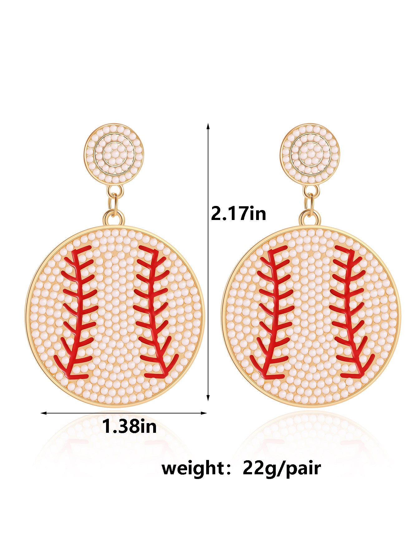 1 Pair Simple Style Classic Style Round Alloy Drop Earrings