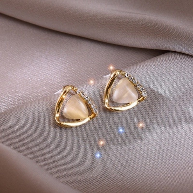 Fashion Bow Knot Alloy Plating Inlay Artificial Gemstones Pearl Women's Drop Earrings 1 Pair