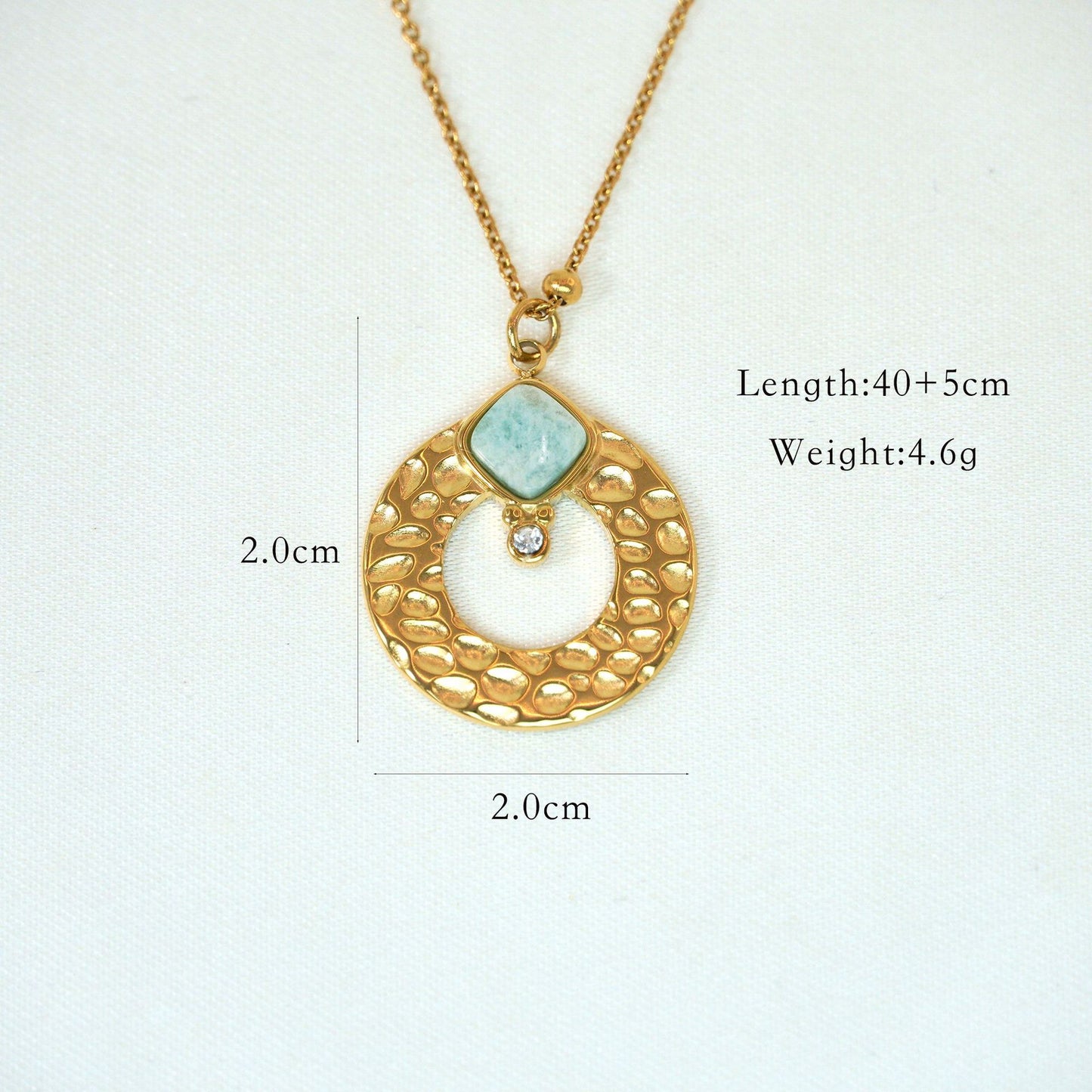 Wholesale Simple Style Classic Style Star Titanium Steel Inlay Zircon Pendant Necklace