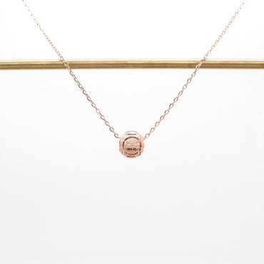 Simple Style Round Sterling Silver Plating Rose Gold Plated White Gold Plated Gold Plated Pendant Necklace