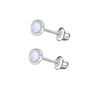 1 Pair Simple Style Cross Star Butterfly Plating Inlay Stainless Steel Zircon Ear Studs