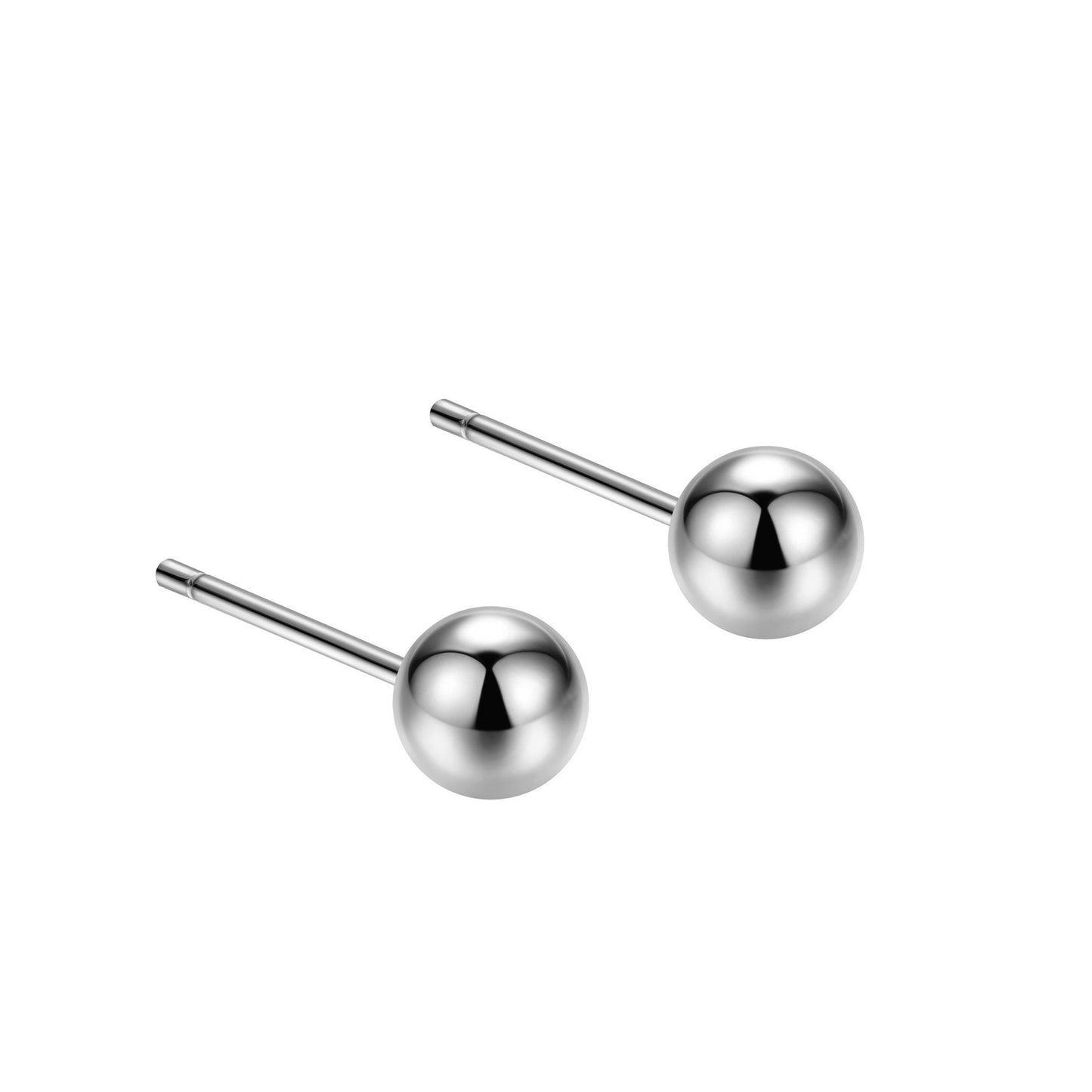 1 Pair Simple Style Doll Constellation Crown Plating Inlay Sterling Silver Zircon Ear Studs