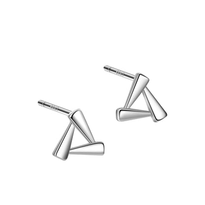 1 Pair Simple Style Doll Constellation Crown Plating Inlay Sterling Silver Zircon Ear Studs