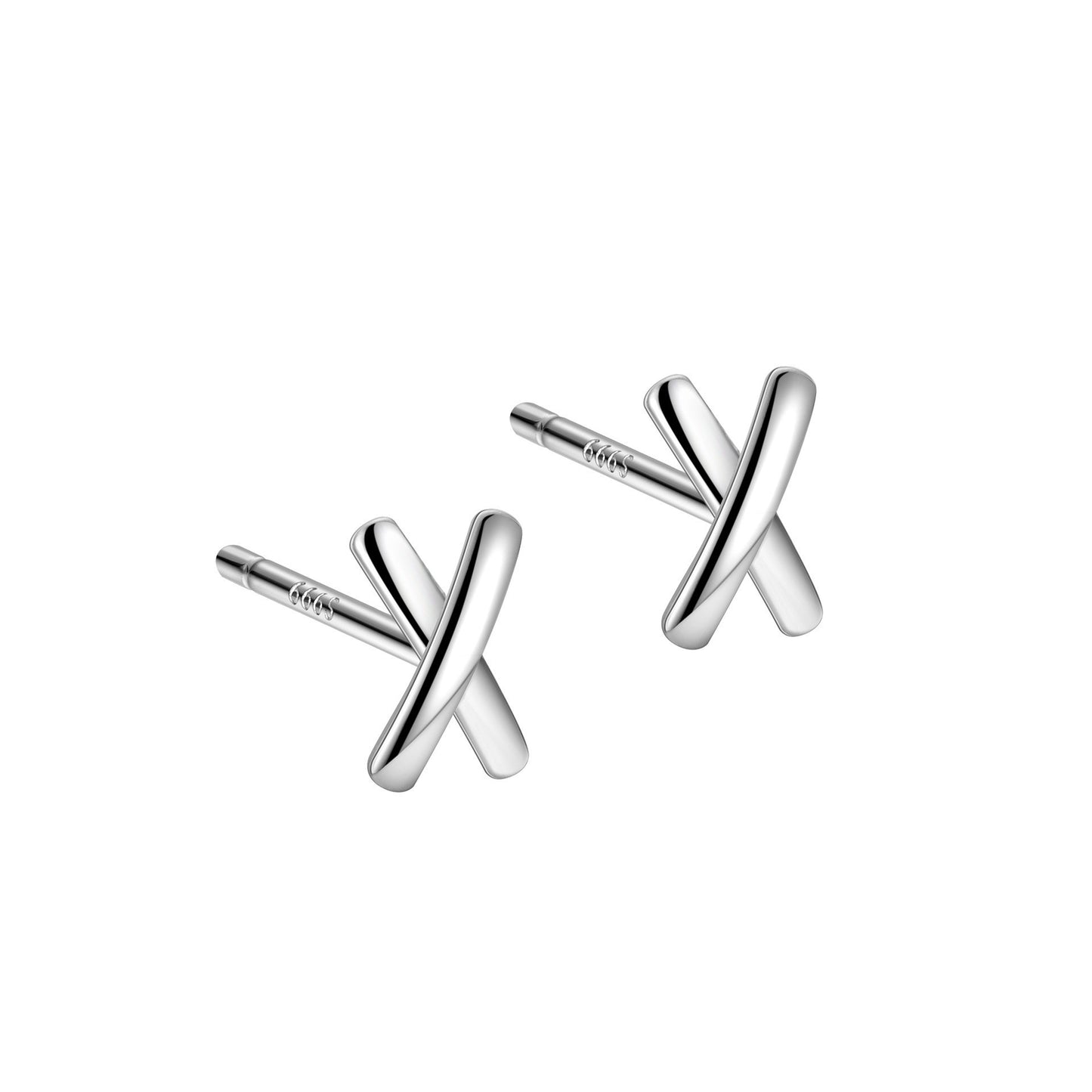 1 Pair Simple Style Doll Constellation Crown Plating Inlay Sterling Silver Zircon Ear Studs