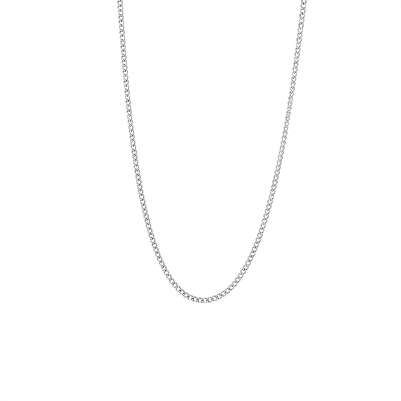 Simple Style Solid Color Titanium Steel Plating Necklace