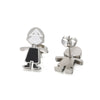 1 Pair Cartoon Style Cartoon Character Plating Titanium Steel Ear Studs