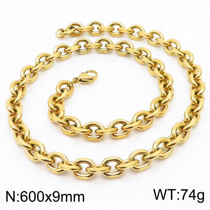 Fashion Stainless Steel O-chain Necklace Wholesale Gooddiy