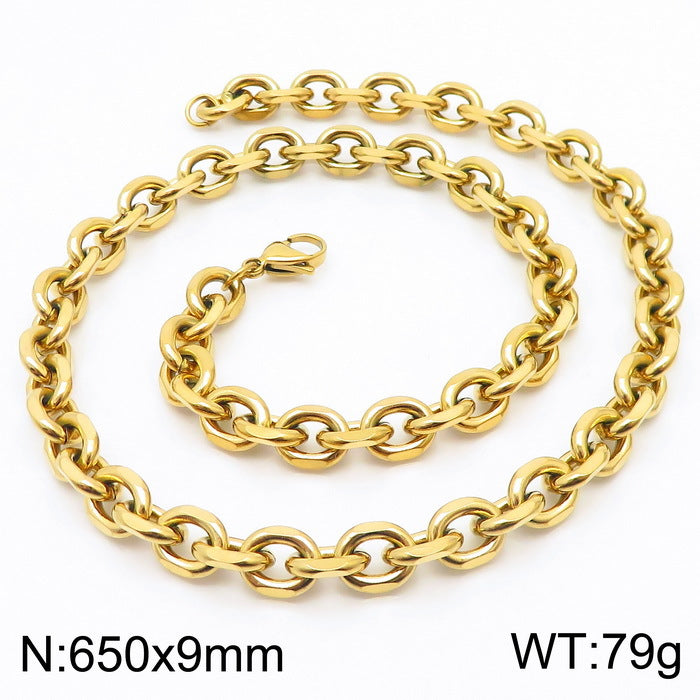 Fashion Stainless Steel O-chain Necklace Wholesale Gooddiy