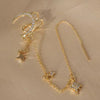 1 Piece Simple Style Star Moon Plating Copper Ear Cuffs