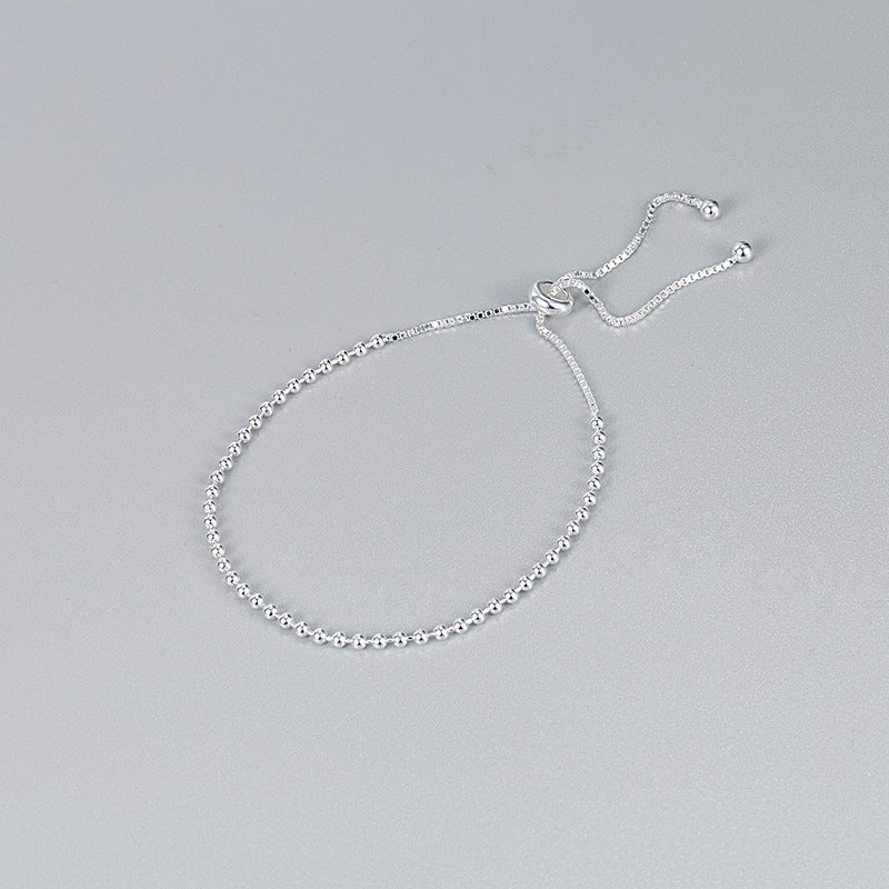 Korean Style Geometric Sterling Silver Plating Bracelets