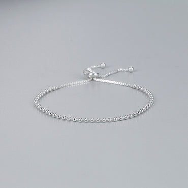 Korean Style Geometric Sterling Silver Plating Bracelets