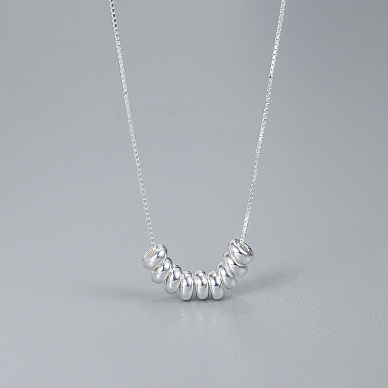 Ig Style Geometric Sterling Silver Plating Necklace