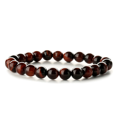 1 Piece Fashion Round Agate Handmade Bracelets