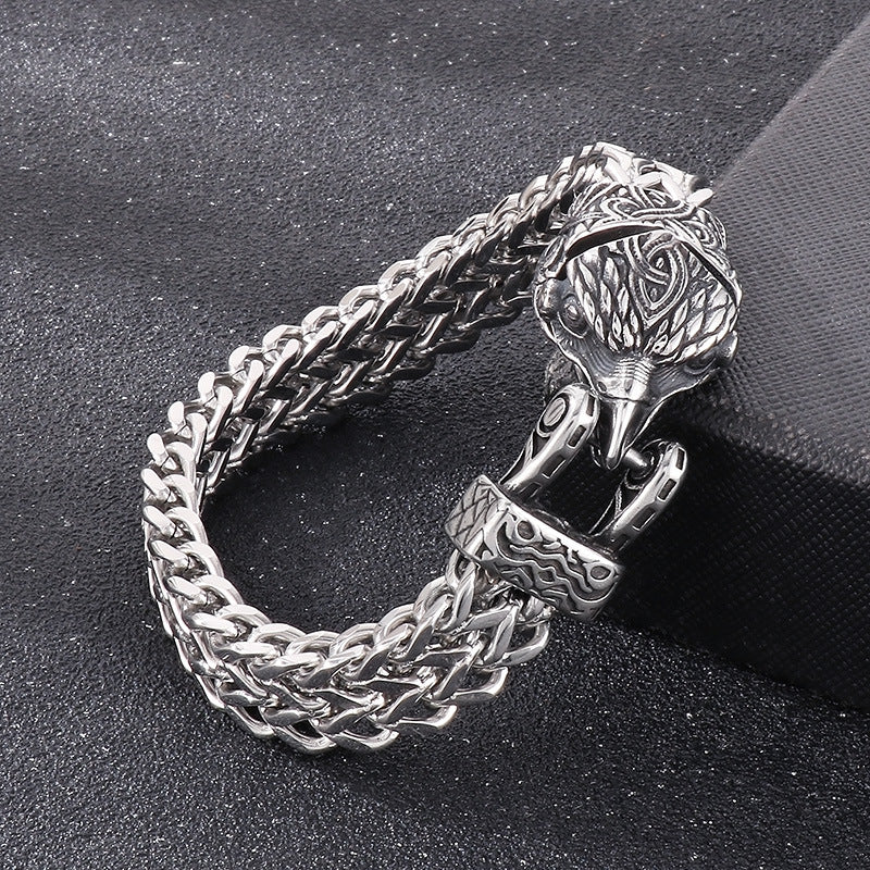 Punk Snake Dragon Titanium Steel Bracelets