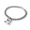 Hip-hop Retro Solid Color Stainless Steel Irregular Bracelets