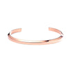 Simple Style Commute Solid Color Stainless Steel Plating Gold Plated Cuff Bracelets