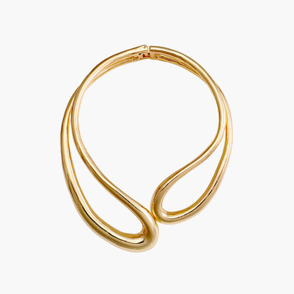Nordic Style Exaggerated Geometric Alloy Plating Gold Plated Silver Plated Women's Bracelets Necklace