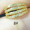 1 Piece Simple Style Solid Color Plating Inlay Copper Zircon Ear Cuffs