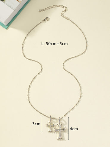 Simple Style Classic Style Solid Color Alloy Wholesale Pendant Necklace