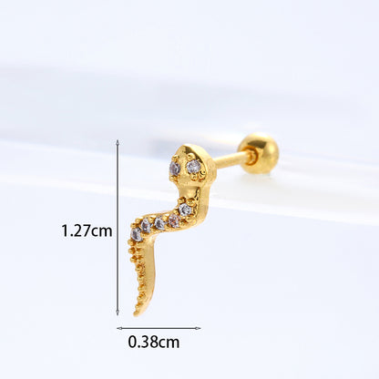 Ear Cartilage Rings & Studs Ethnic Style Animal 316 Stainless Steel  Copper