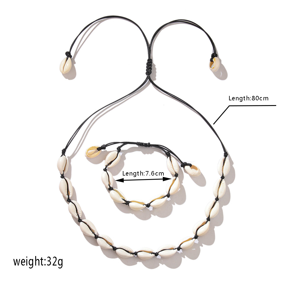 Wholesale Hawaiian Shell Polyester Shell Bracelets Necklace