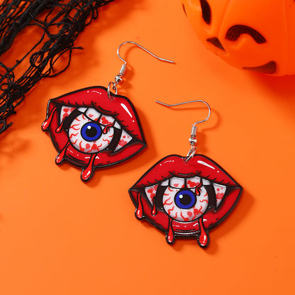 1 Pair Funny Eye Arylic Drop Earrings