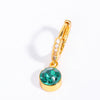 1 Piece Simple Style Solid Color Plating Inlay Stainless Steel Zircon 18k Gold Plated Ear Studs