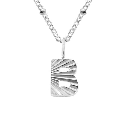 Wholesale Simple Style Letter Stainless Steel Titanium Steel Plating Gold Plated Pendant Necklace