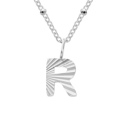 Wholesale Simple Style Letter Stainless Steel Titanium Steel Plating Gold Plated Pendant Necklace