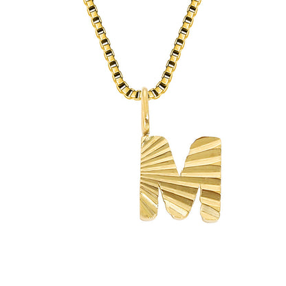 Wholesale Simple Style Classic Style Letter Stainless Steel Titanium Steel Plating Gold Plated Pendant Necklace