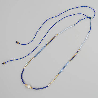 Simple Style Classic Style Geometric Glass Beaded Braid Women's Necklace