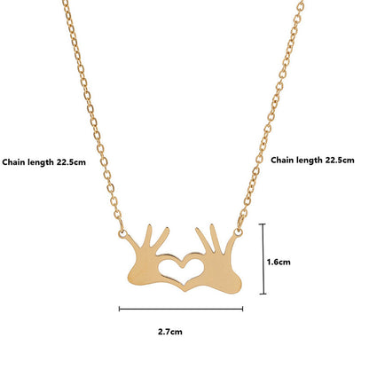 Wholesale Simple Style Solid Color Stainless Steel Plating 18k Gold Plated Gold Plated Pendant Necklace