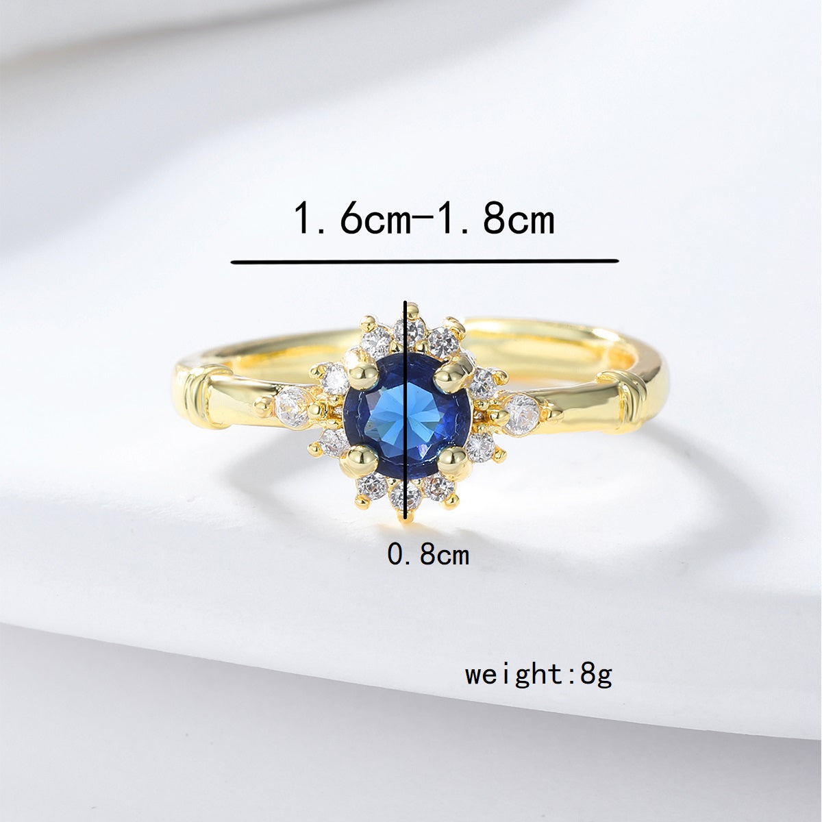Elegant Glam Luxurious Snowflake Copper Plating Inlay Zircon Rings