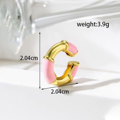 1 Piece Sweet C Shape Copper Ear Cuffs