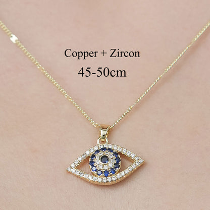 Simple Style Tortoise Heart Shape Butterfly Copper Plating Inlay Zircon Pendant Necklace