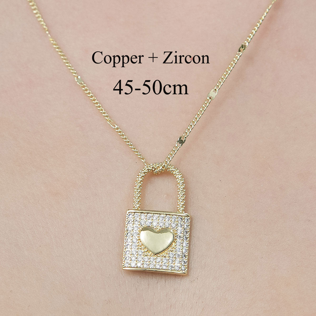 Simple Style Tortoise Heart Shape Butterfly Copper Plating Inlay Zircon Pendant Necklace