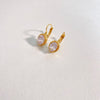 1 Pair Retro Geometric Plating Inlay Stainless Steel Zircon Drop Earrings