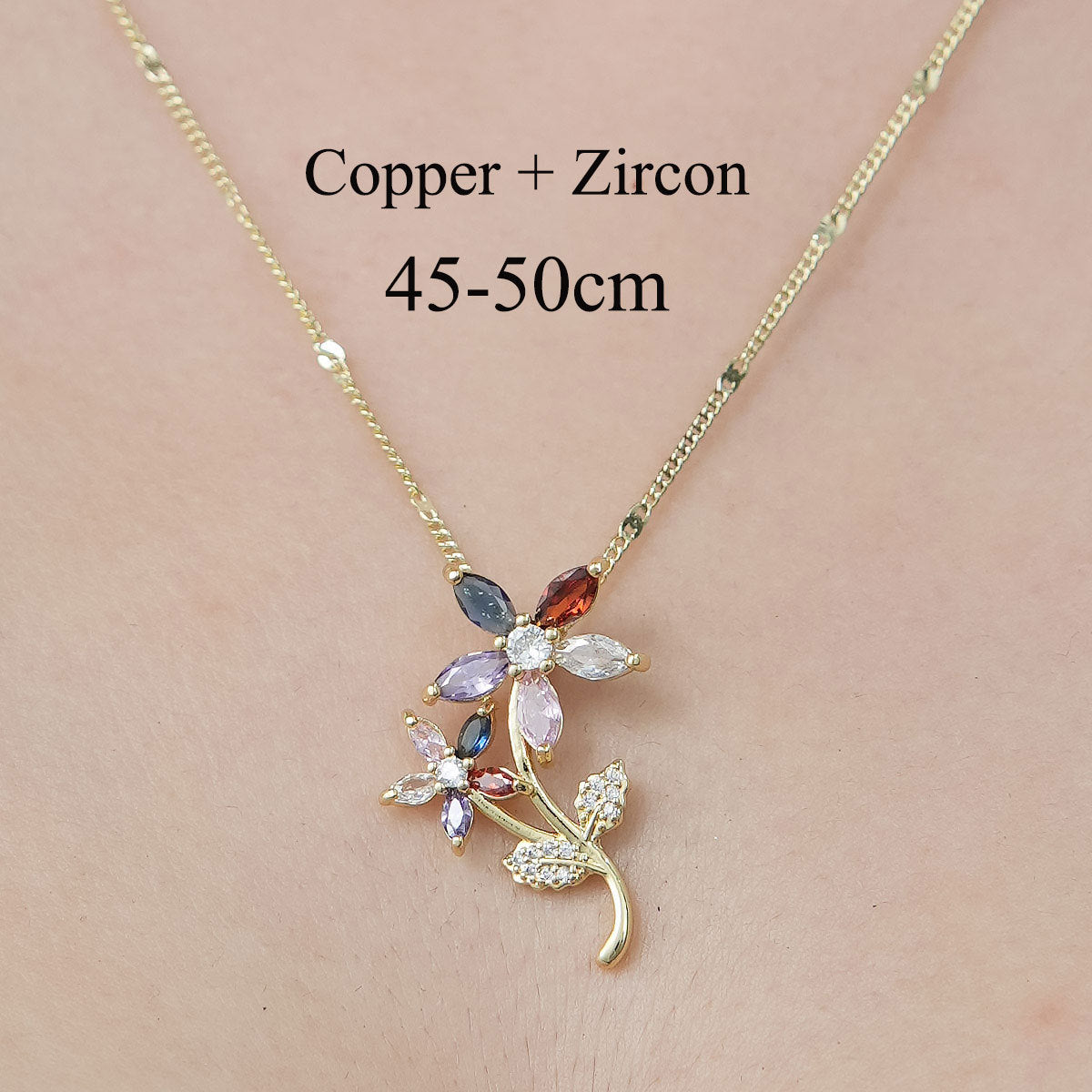 Simple Style Devil's Eye Heart Shape Owl Copper Plating Inlay Zircon Pendant Necklace