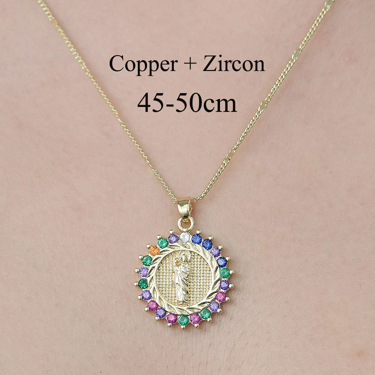 Simple Style Water Droplets Dragonfly Butterfly Copper Plating Inlay Zircon Pendant Necklace